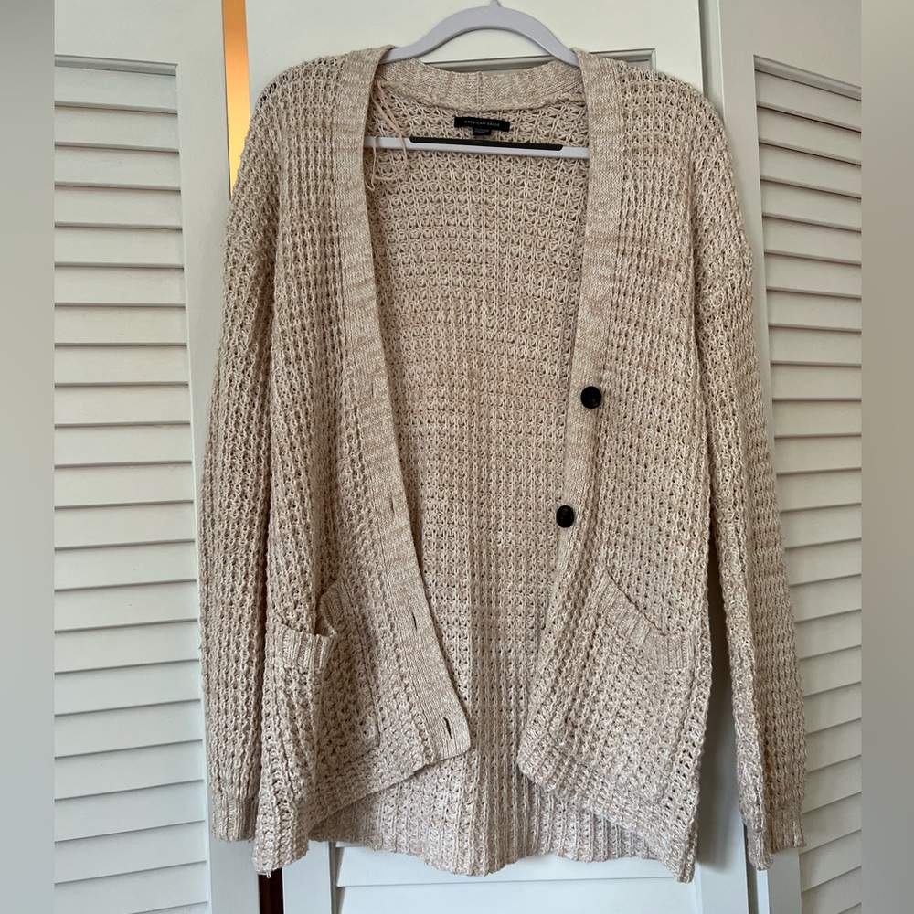 American Eagle Knit Cardigan Sweater